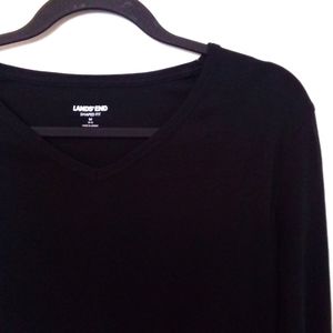 Lands' End Long Sleeve Cotton Top